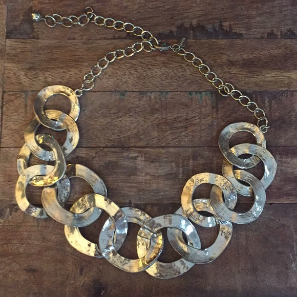 Express Gold Circle Chain Necklace - Picture 1 of 3